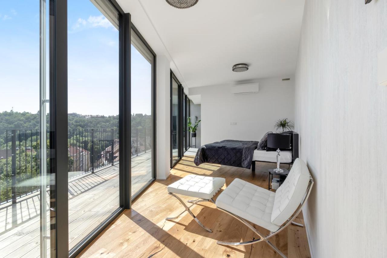 Luxury Penthouse Prague Lägenhet Exteriör bild